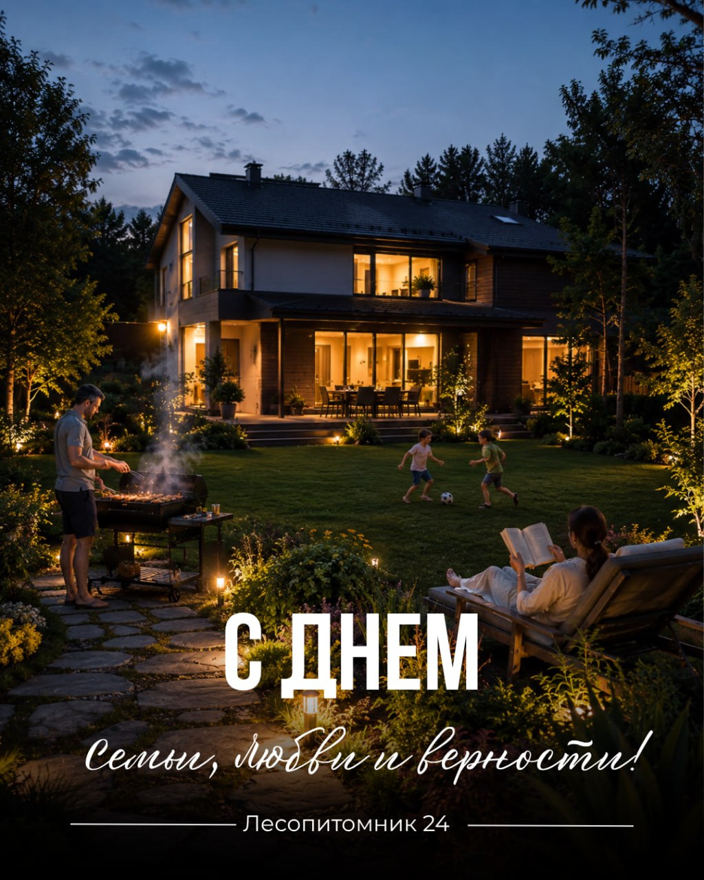 С Днём семьи, любви и верности! С Днём семьи, любви и верности!